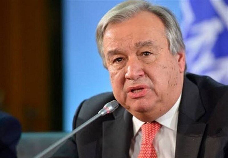 گوترش ادعاهای مقامات آمریکایی درباره باز بودن تنگه هرمز را رد کرد