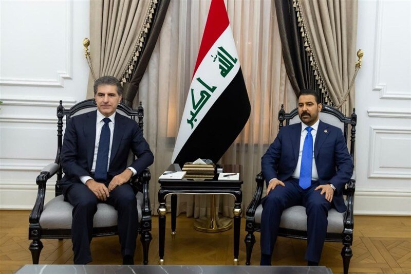 سفر بارزانی به بغداد و دیدار با الزیدی