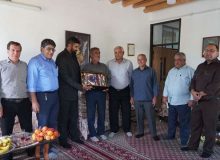 دیدار مسئولان مجتمع مس سرچشمه با خانواده شهید و جانبازان در رابر