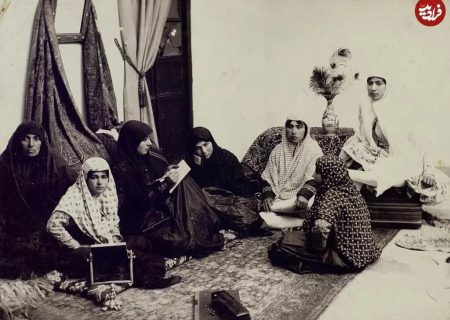 عکس/ یک محفل زنانه در ایران دوران قاجار
