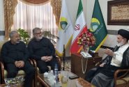 دیدار استاندار تهران با تولیت آستان حضرت عبدالعظیم حسنی(ع)