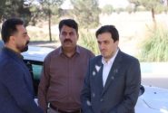 بازدید فرماندار شهرستان شهریار از محل احداث بیمارستان در باغستان