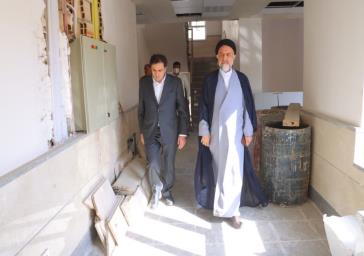 بازدید فرماندار شهرستان شهریار از پروژه حوزه علمیه خواهران نرجس خاتون