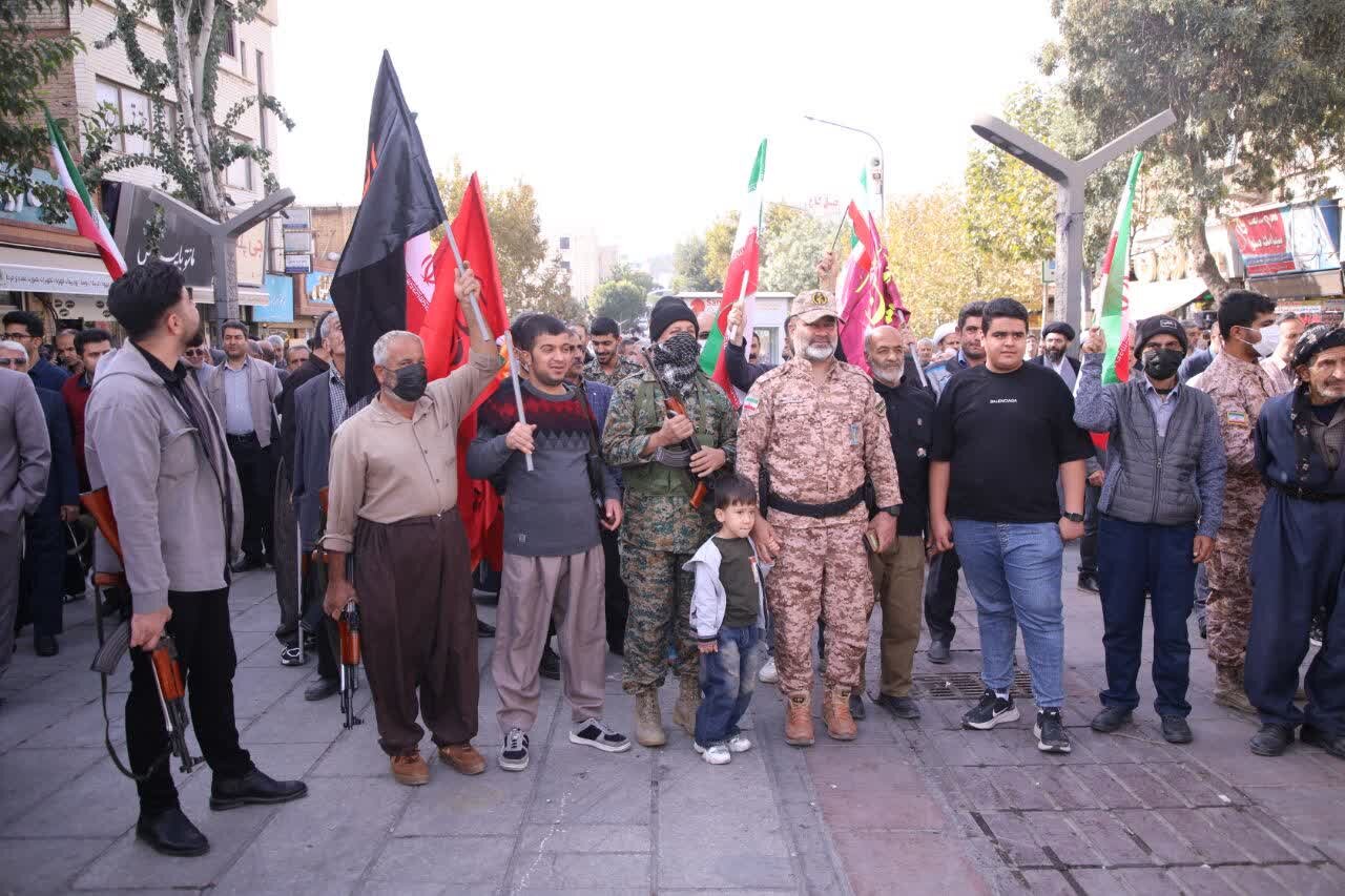 کردستان امروز در رزمایش «جانفدایان ایران» به میدان آمد