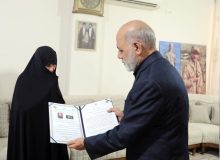 اعطای درجه سرلشکری به شهید محمدصالح اسدی