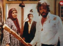 ایرج قادری، پروین سلیمانی و بهمن مفید در نمایی از فیلم برادرکشی؛ سال ۵۷ / عکس